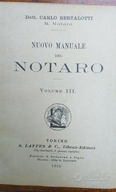 Bertalotti Nuovo manuale del notaro vol. III Latte