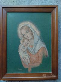 Quadro madonna con bambino - Gobbi