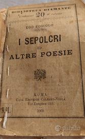 Libretto I Sepolcri  originale anno 1900