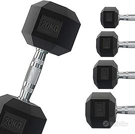 MANUBRI ESAGONALI PER PALESTRA E HOME GYM