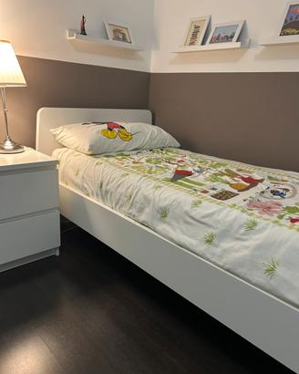 Struttura letto Ikea bianco