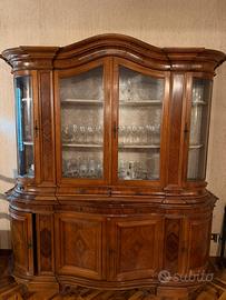 Credenza/vetrina F.I.M.A. in legno massello