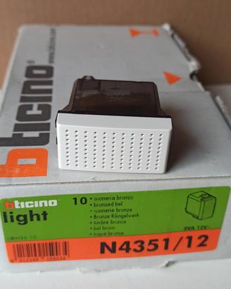 suoneria 12V BTicino light