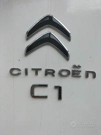 Logo+Scritta portellone posteriore per Citroen C1