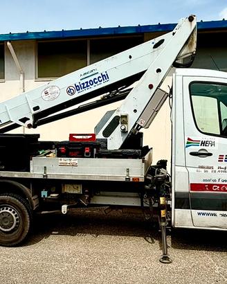 Piattaforma aerea Bizzocchi su Mercedes Sprinter