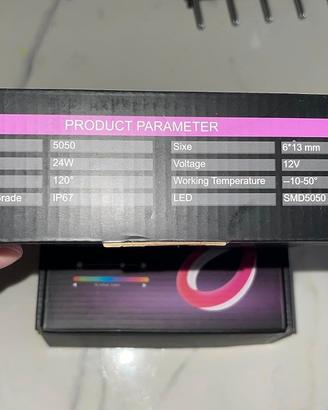 Neon Strisica LED,Luce al neon a corda con RGB-IC,