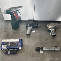Stock di 5 utensili ad aria compressa usati