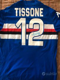 Maglia calcio Tissone autografata