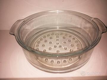 cestello di vetro per cottura a vapore