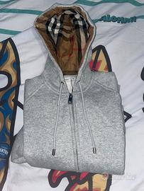 Felpa Burberry grigia
