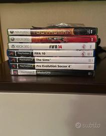 Lotto 8 videogiochi PlayStation 2 e Xbox 360