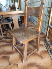 sedie legno massello TARPAC