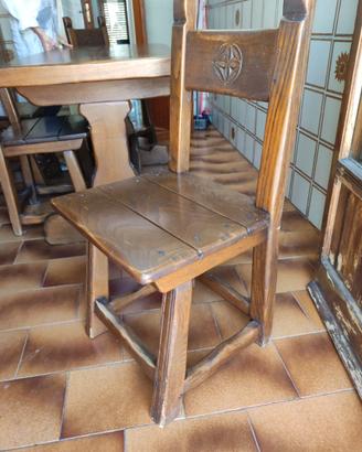 sedie legno massello TARPAC