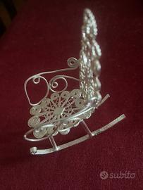 Set miniature in Filigrana d’argento