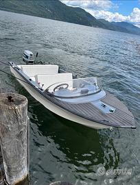 Crestliner mustang 14 con Evinrude 25cv barca open