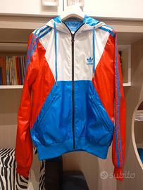 Giacca a vento k-way vintage retro Adidas Original