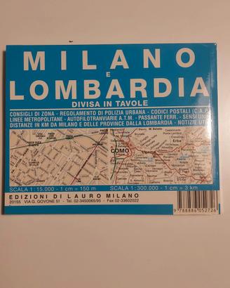 STRADARIO CITTÀ DI MILANO NUOVO MAI USATO
