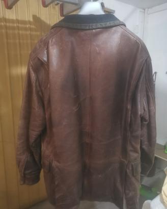 giacca pesante in pelle