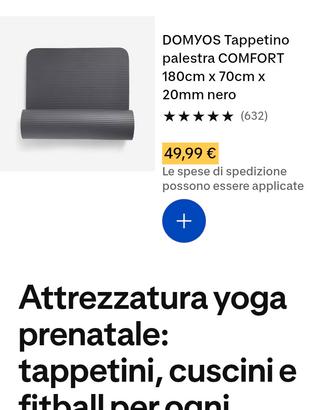 TAPPETINO  20mm YOGA ,PALESTRA,FITNESS 