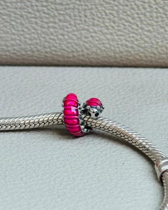 Charm Bruco argento compatibile bracciale Pandora