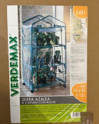 Coppia Serre da Balcone Verdemax Azalea 3 Ripiani