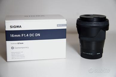 Sigma 16 mm F1.4 DC DN C (Sony apsc)