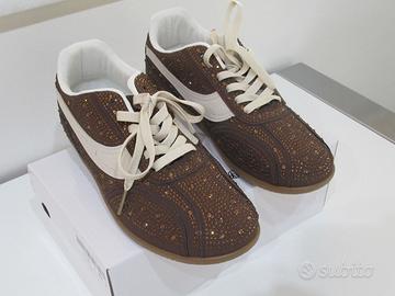 Sneakers donna n.38 con brillantini