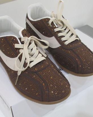 Sneakers donna n.38 con brillantini