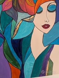 quadro con colori acrilici 