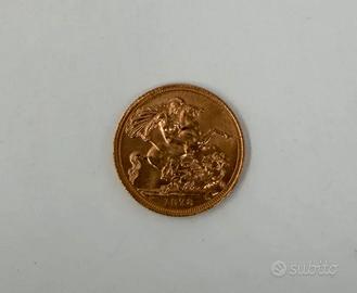 sterlina sterline oro 22 kt