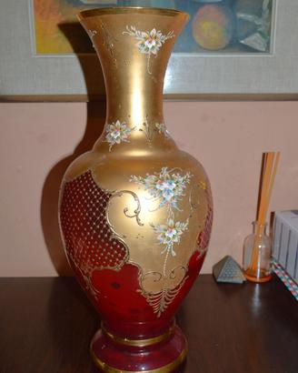 Vaso Murano dorato