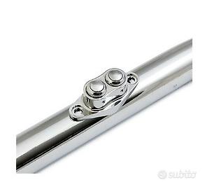 Tasti manubrio mini switch 2 pulsanti cromato harl