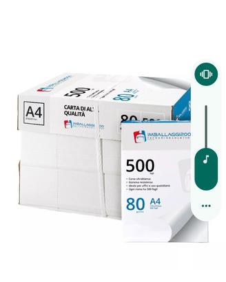 5 Risma Carta A4 per Stampante