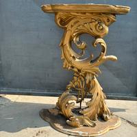 Consolle Rococó intagliata in legno