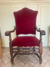 Sedia imbottita classica