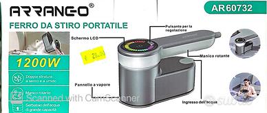 Ferro da Stiro Portatile 1200W - Arraneo AR60732