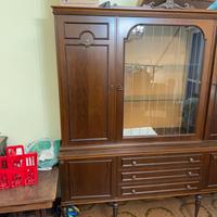 Cristalliera legno massello