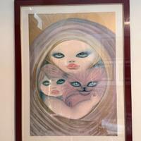 Quadro Novella Parigini serigrafia autentica