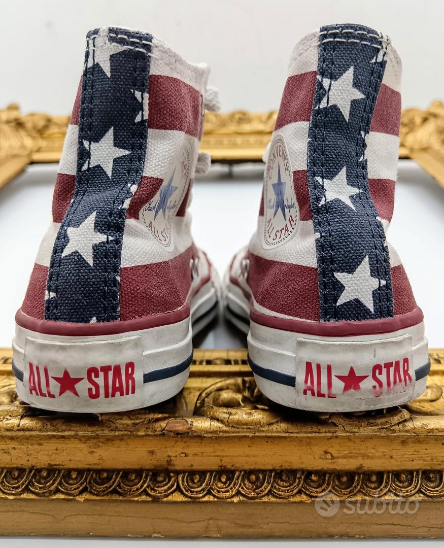 ALL STAR CONVERSE ALTE BANDIERA AMERICANA n 28 Tutto per i bambini In vendita a Milano