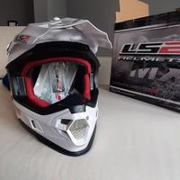 Casco motocross in fibra - Nuovo - 