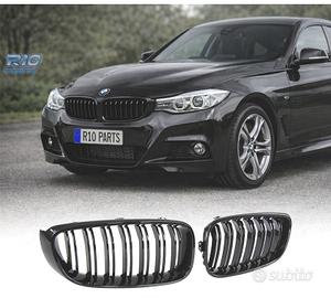 GRIGLIA DOPPIA BMW SERIE 3 GT F34 13-18 LOOK M4 NE