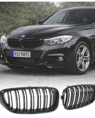 GRIGLIA DOPPIA BMW SERIE 3 GT F34 13-18 LOOK M4 NE