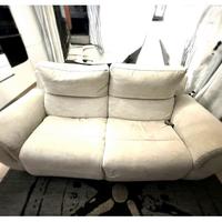 Divano 3 posti 2 movimenti relax elettrici