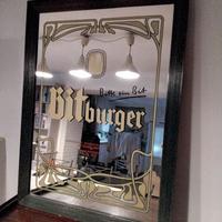 Birra Bitburger specchio vintage da Pub
