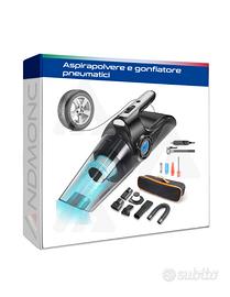 Aspirapolvere e gonfiatore pneumatici