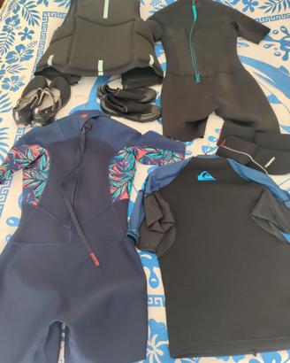 Mute, giubbotto, scarpe Wind surf donna usati