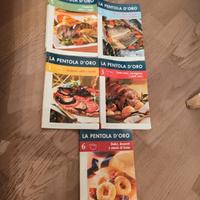 Lotto libri di cucina vintage la pentola d'oro 