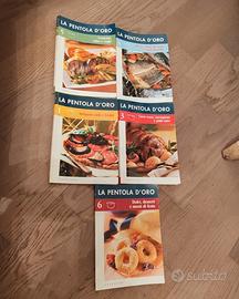 Lotto libri di cucina vintage la pentola d'oro 