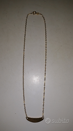 Catenina d'oro 750