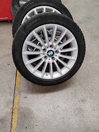 cerchi in lega BMW 18 pollici più gomme invernali 